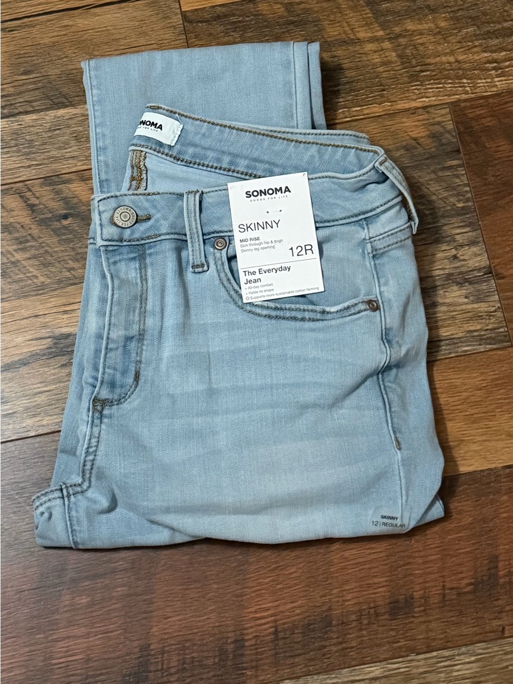 SONOMA Light Blue Skinny Jeans - Mid Rise Women's Skinny